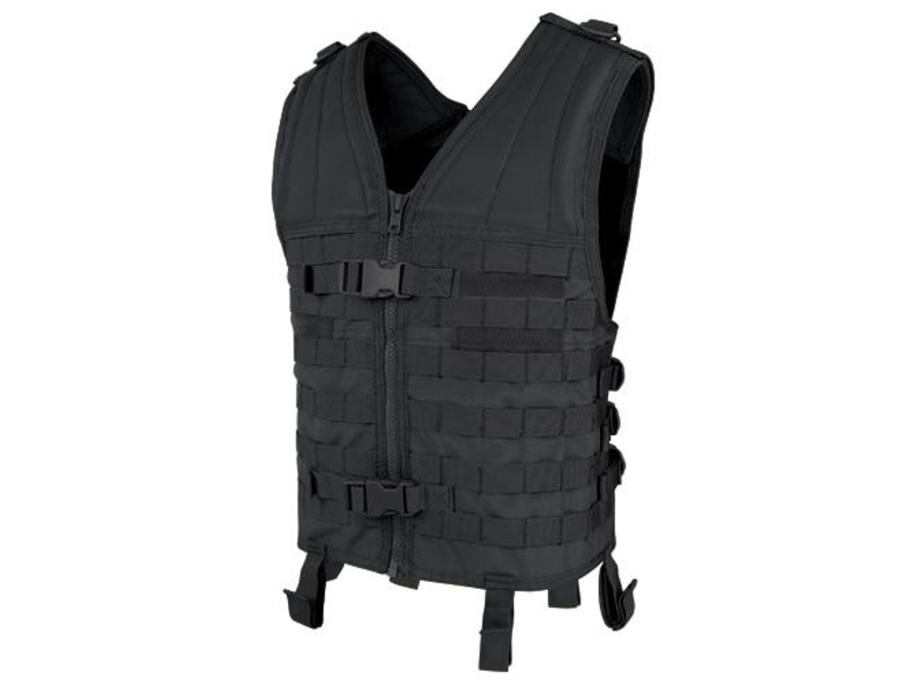 Image of Condor MOLLE Modular Vest Black ID 022886311025