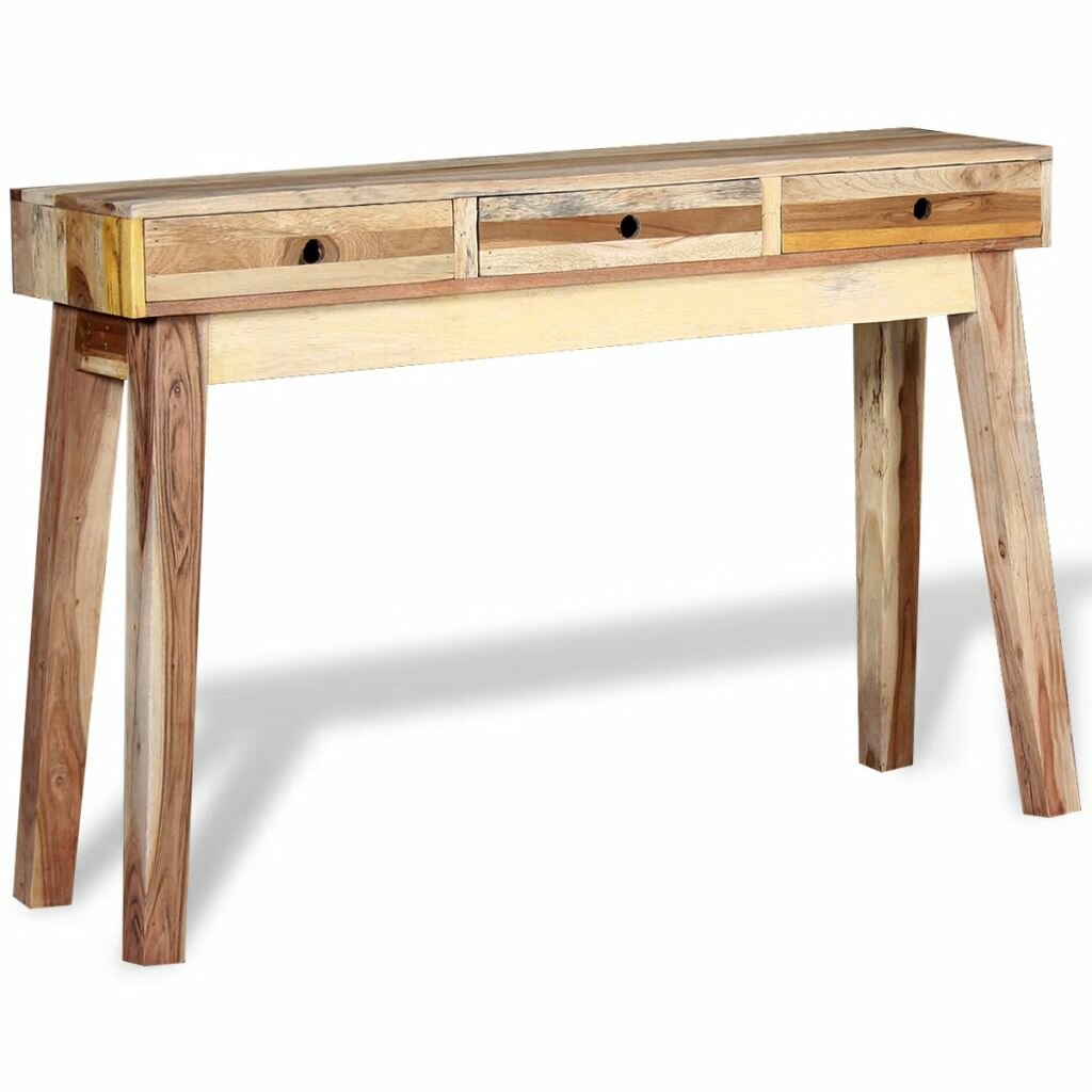 Image of Console Table Solid Reclaimed Wood