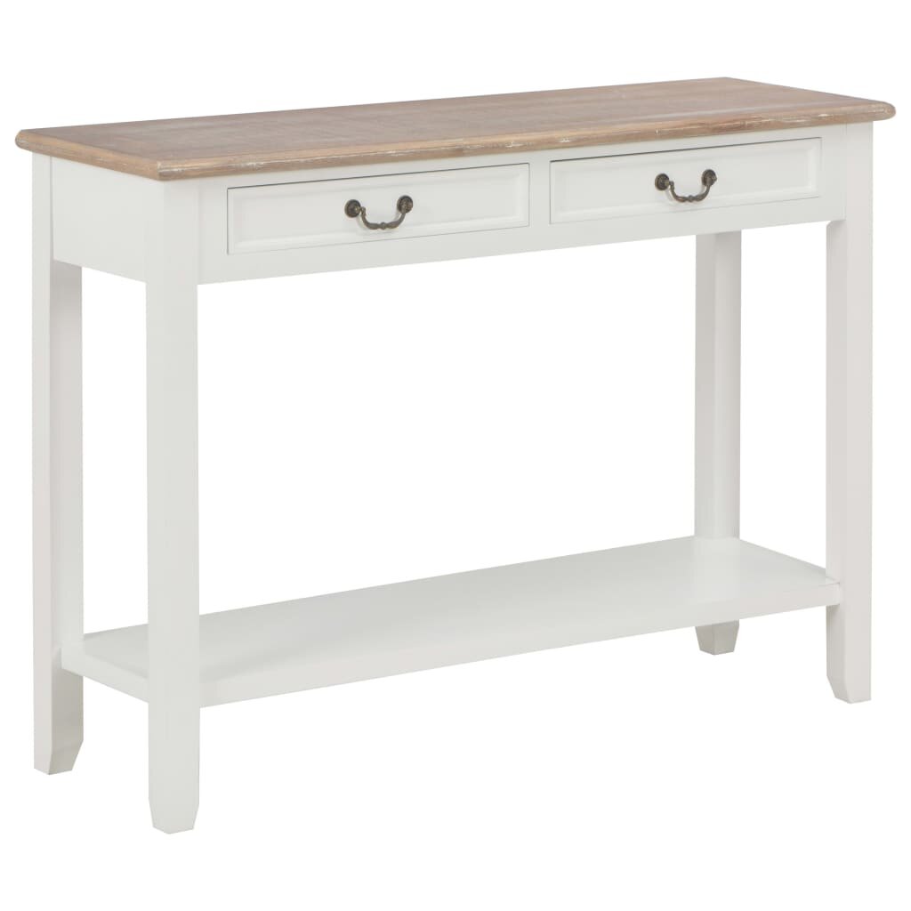 Image of Console Table White 433"x137"x314" Wood