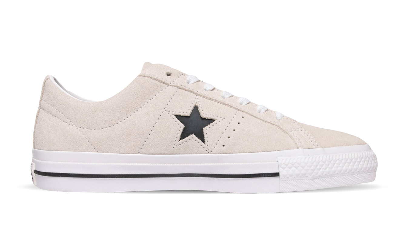 Image of Converse CONS One Star Pro Suede Low Top Egret DE