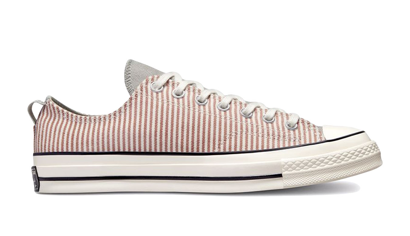 Image of Converse Chuck 70 Hickory Stripe Low Top Mineral Clay PL