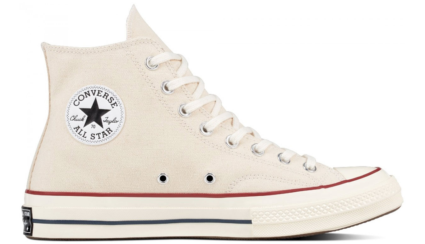 Image of Converse Chuck Taylor All Star 70s Hi Top Parchment/Garnet/Egret FR