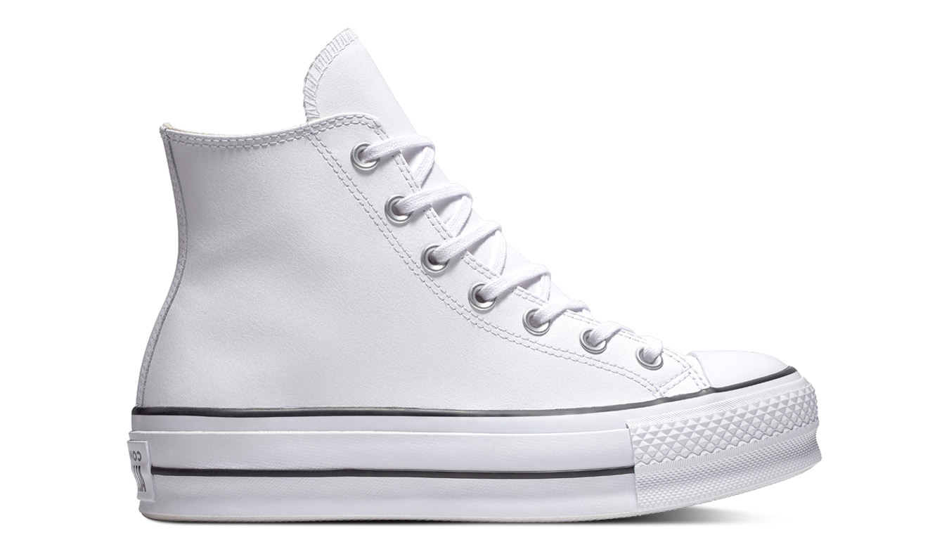 Image of Converse Chuck Taylor All Star Platform Leather High-Top DE