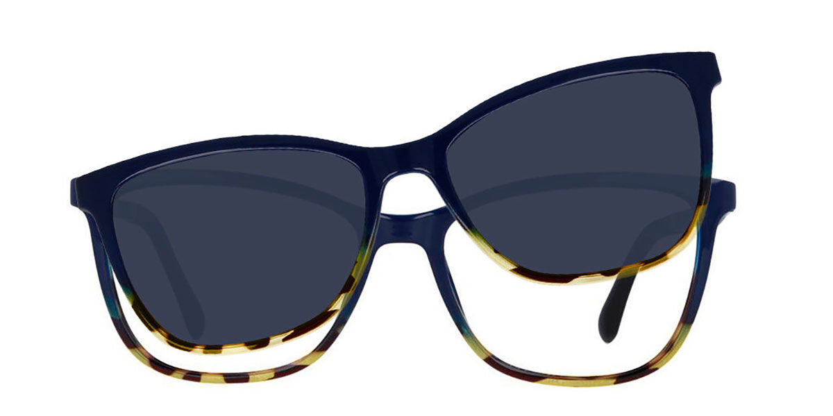 Image of Cuadrado Clip-On TR90 Careyshell Gafas Recetadas para Mujer - Gafas Anti-Azules - SmartBuy Collection ESP