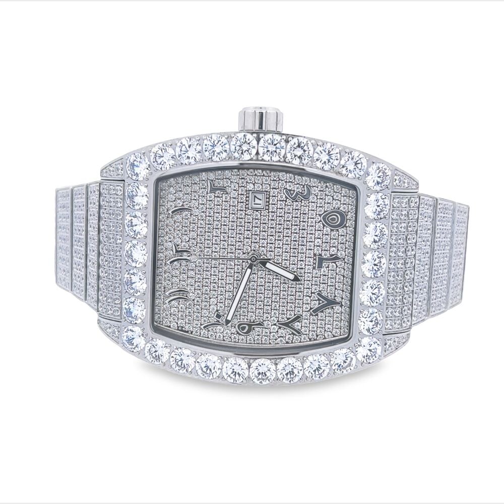 Image of Custom Emperor VVS Moissanite Iced Out Watch ID 42422677471425
