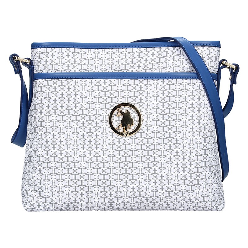 Image of Dámska crossbody kabelka US POLO Ritta - bielo-modrá SK