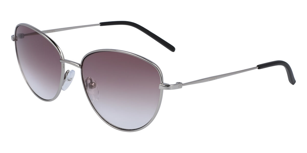 Image of DKNY DK103S 505 55 Lunettes De Soleil Femme Argentées FR