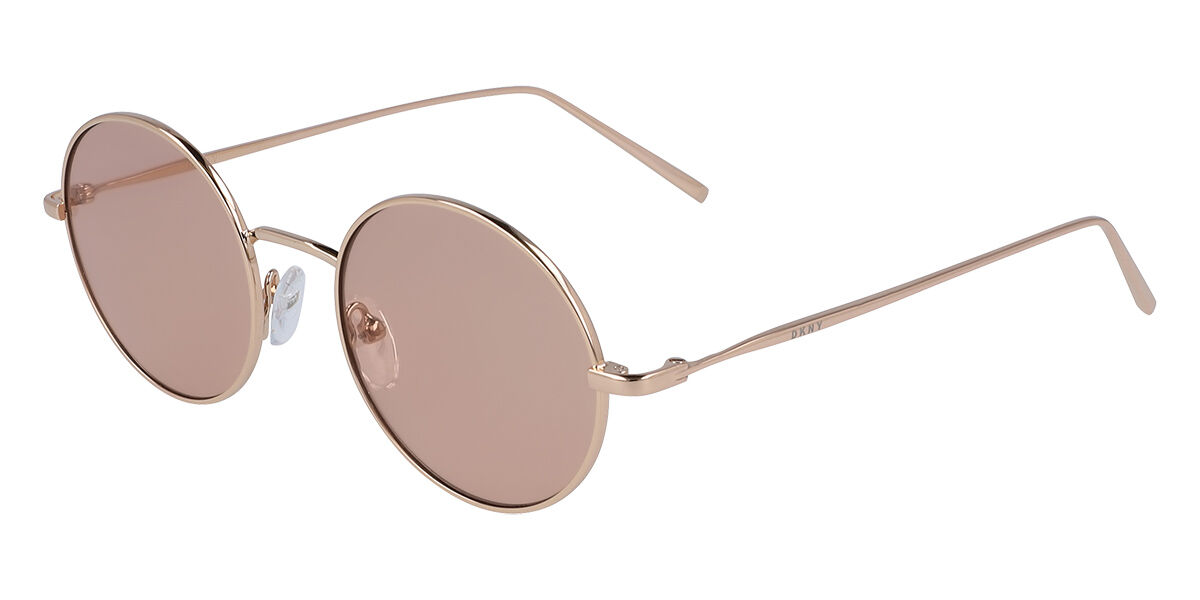 Image of DKNY DK105S 770 47 Lunettes De Soleil Femme Dorées FR