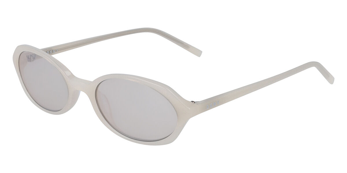 Image of DKNY DK501S 105 51 Lunettes De Soleil Femme Blanches FR