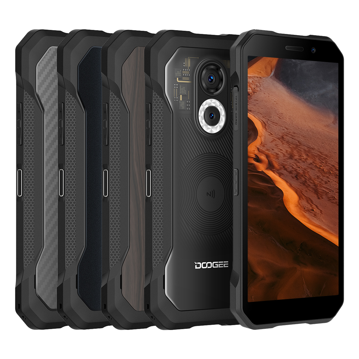Image of DOOGEE S61 S61 Pro Global Bands NFC 6GB RAM 64/128GB 20MP Night Vision Camera 60 inch Android 12 Helio G35 Octa Core IP