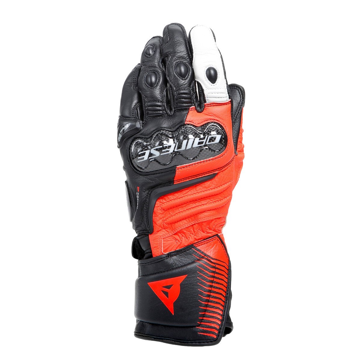 Image of Dainese Carbon 4 Long Black Fluo Red White Talla 2XL