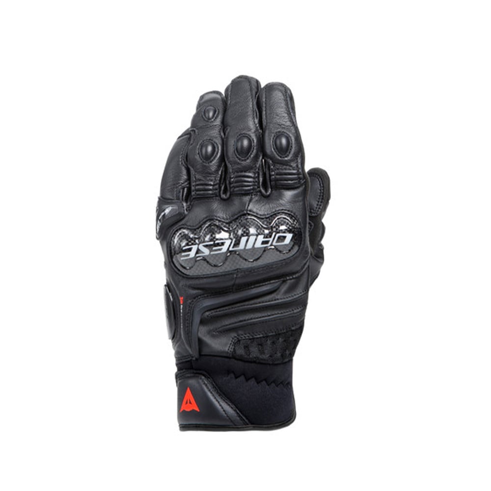 Image of Dainese Carbon 4 Short Leather Gloves Black Size XS ID 8051019425973