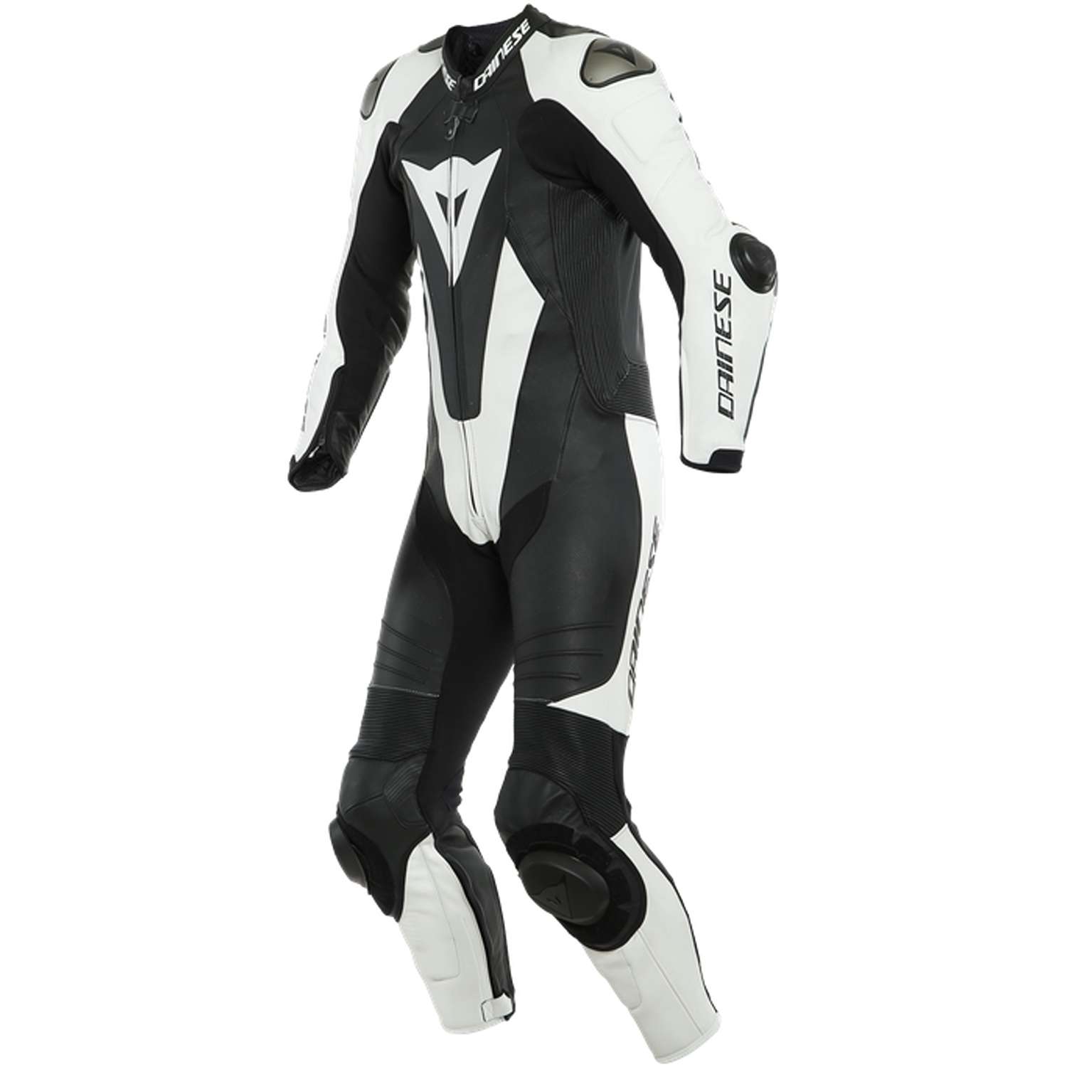 Image of Dainese Laguna Seca 5 1Pc Leather Suit Perf S/T Black White Size 116 EN