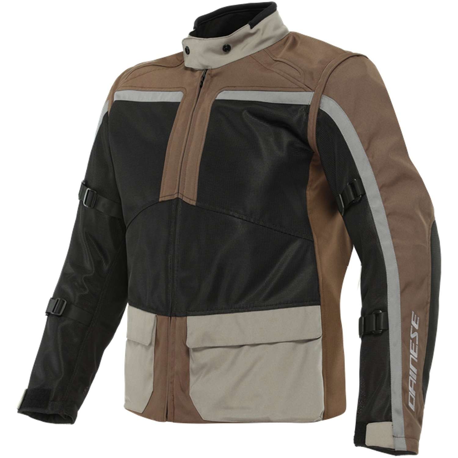 Image of Dainese Outlaw Tex Jacket Black Carafe Walnut Charcoal Talla 50