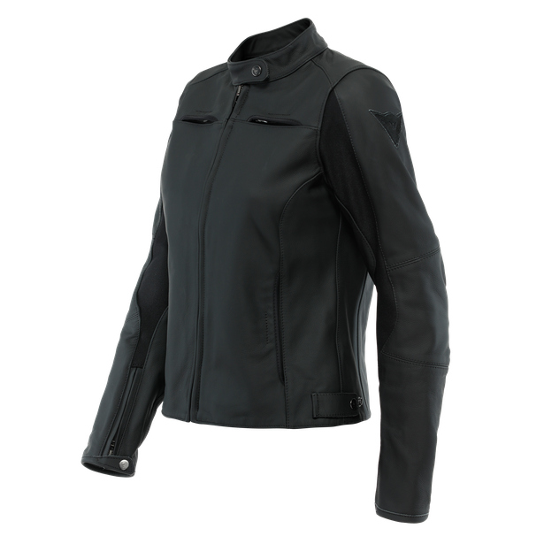 Image of Dainese Razon 2 Lady Leather Schwarz Jacke Größe 46