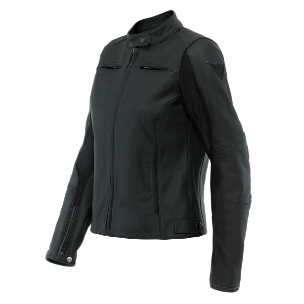 Image of Dainese Razon 2 Leather Jacket Lady Black Talla 46