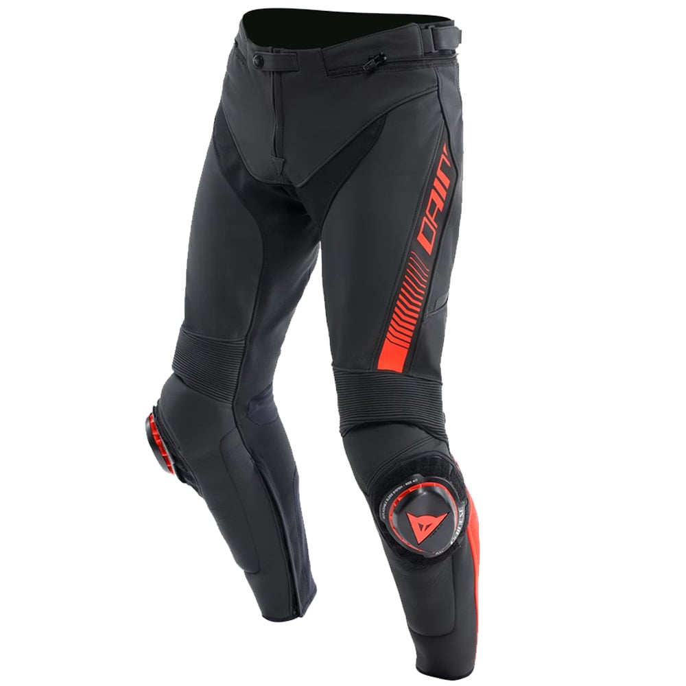 Image of Dainese Super Speed Schwarz Rot Fluo Hose Größe 56