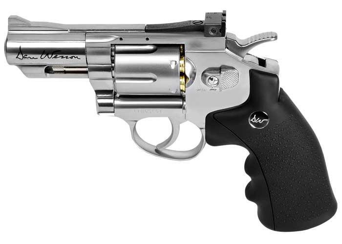 Image of Dan Wesson 25" CO2 Pellet Revolver Silver 0177 ID 5707843060240
