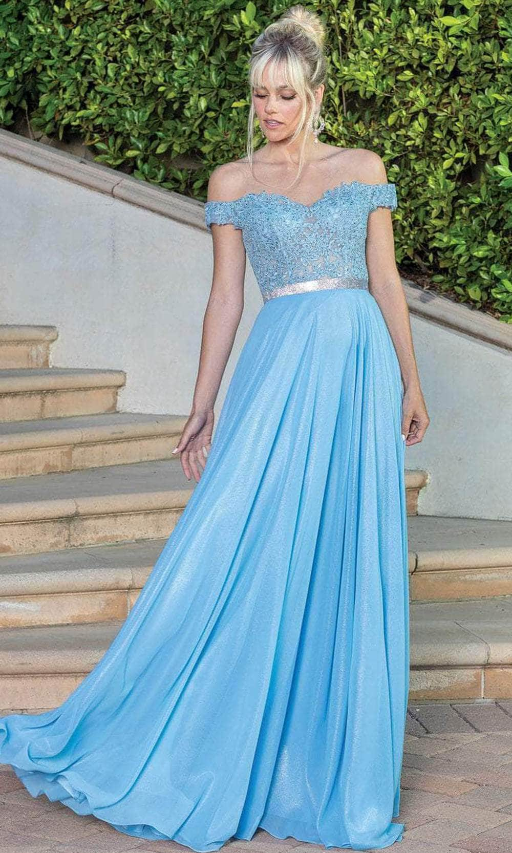 Image of Dancing Queen 4222 - Off- Shoulder A-line Gown