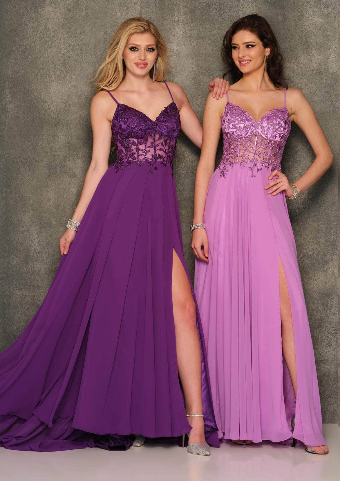 Image of Dave & Johnny A10364 - Corset Style Sleeveless Prom Dress