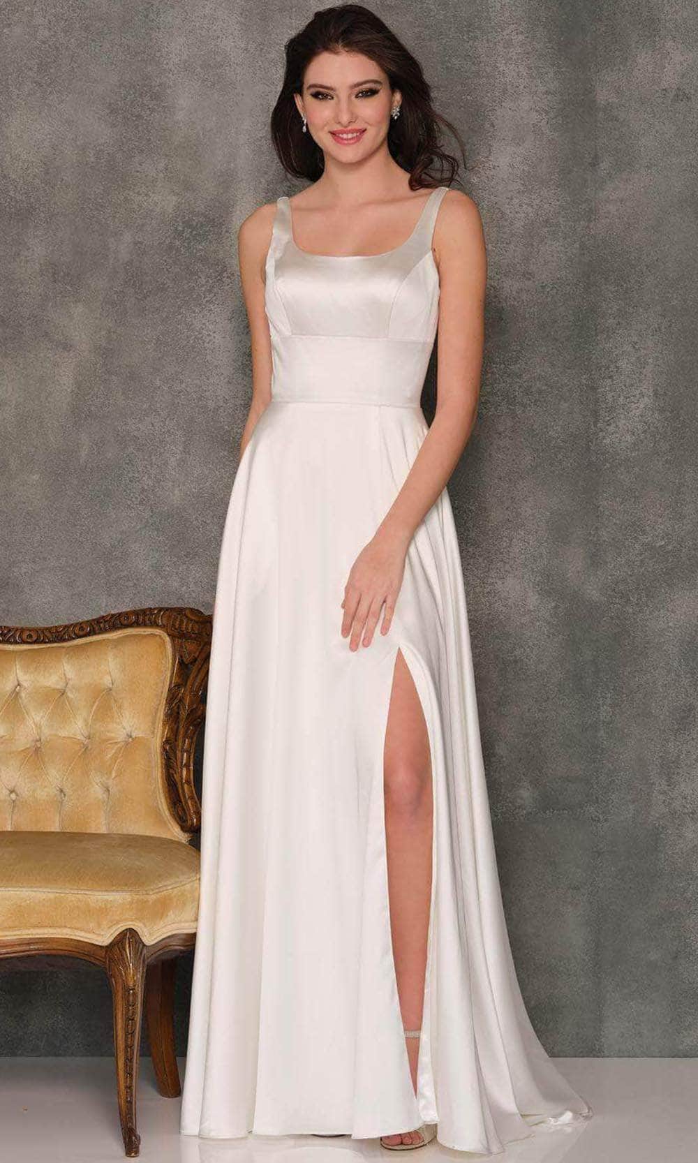 Image of Dave & Johnny Bridal A10438 - Scoop Empire Bridal Gown