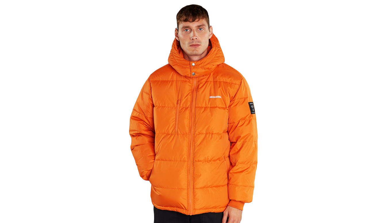 Image of Dedicated Puffer Jacket Dundret Orange IT