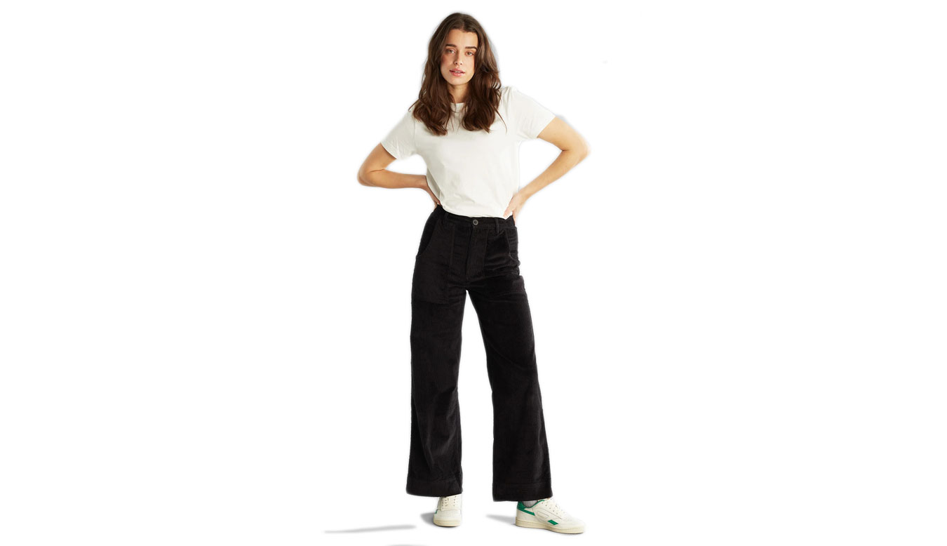 Image of Dedicated Vara Workwear Pants Black ESP