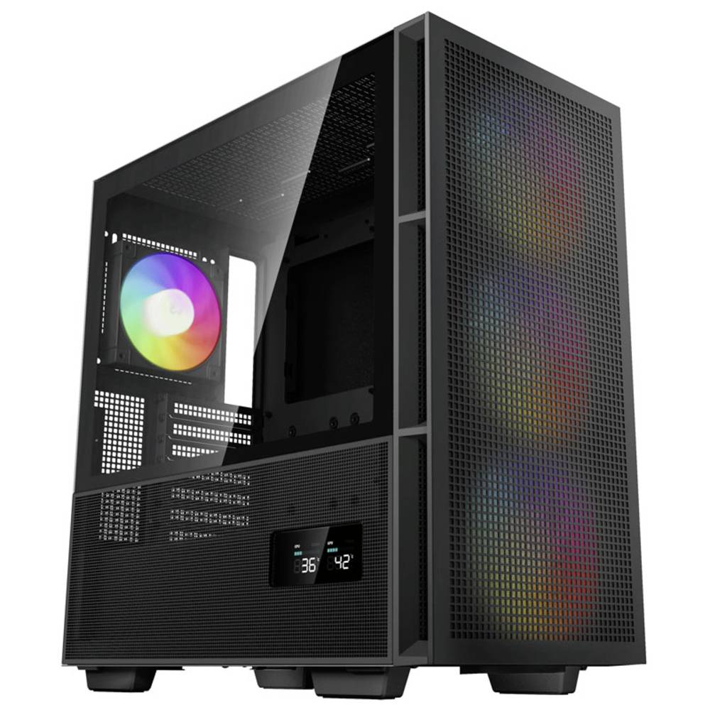 Image of DeepCool CH560 Digital Midi tower PC casing Black 4 built-in LED fans