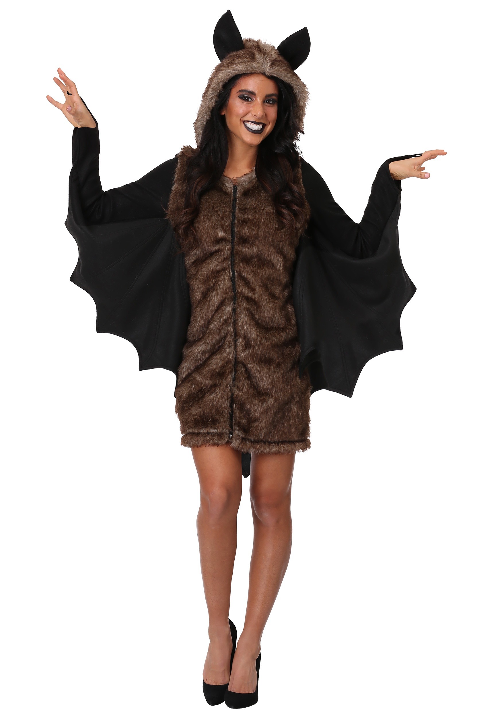 Image of Deluxe Bat Costume for Plus Size Women ID FUN4067PL-3X