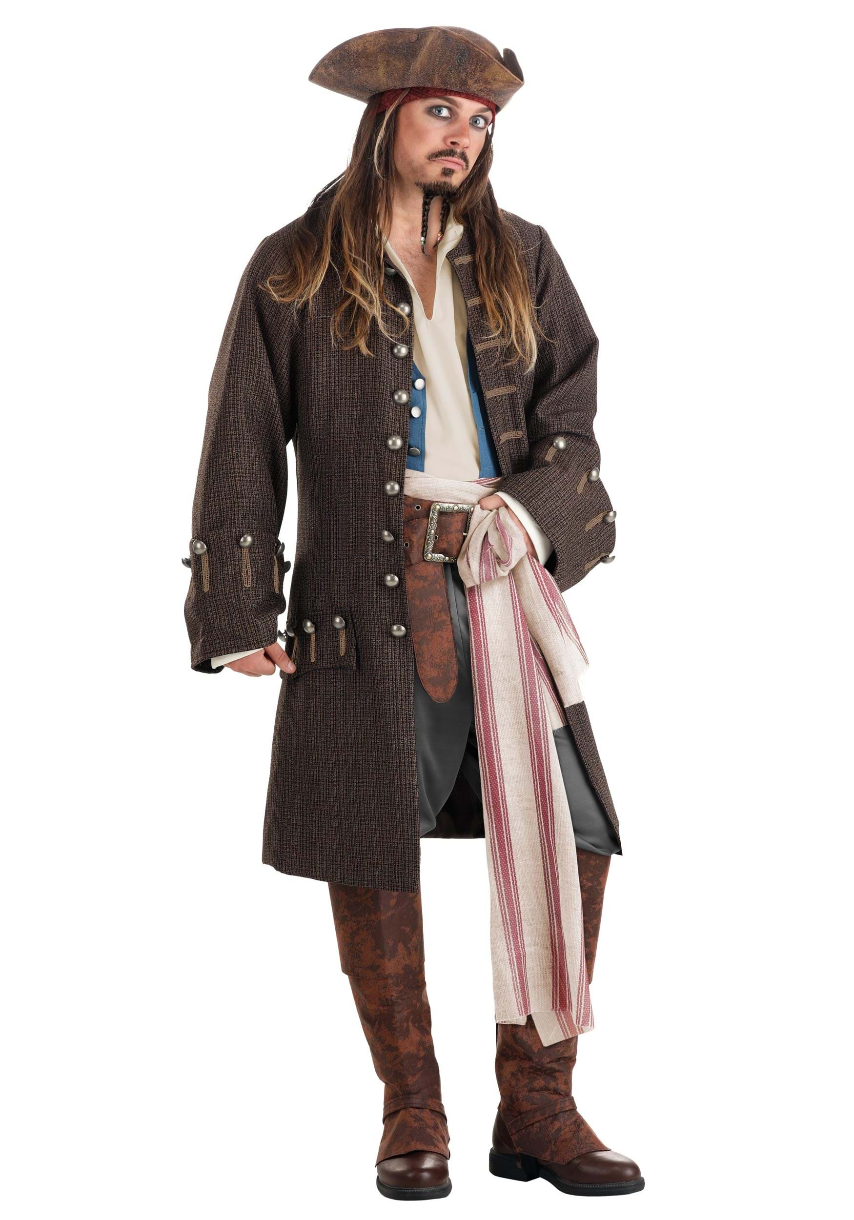 Image of Deluxe Jack Sparrow Pirate Mens Costume ID FUN1900AD-M