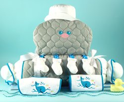 Image of Deluxe Octopus Changing Pad Baby Gift