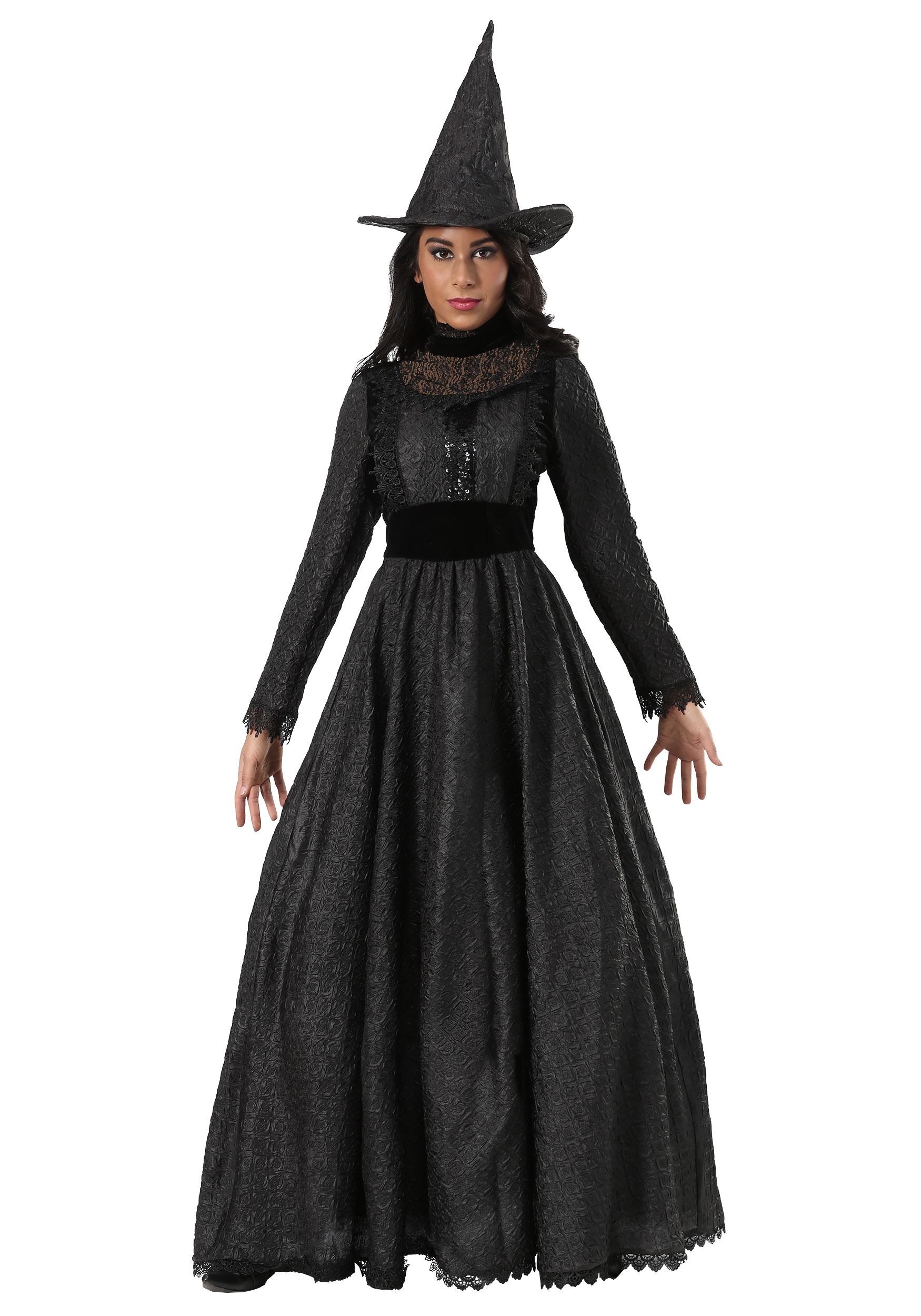 Image of Deluxe Plus Size Dark Witch Costume for Women ID FUN6695PL-3X