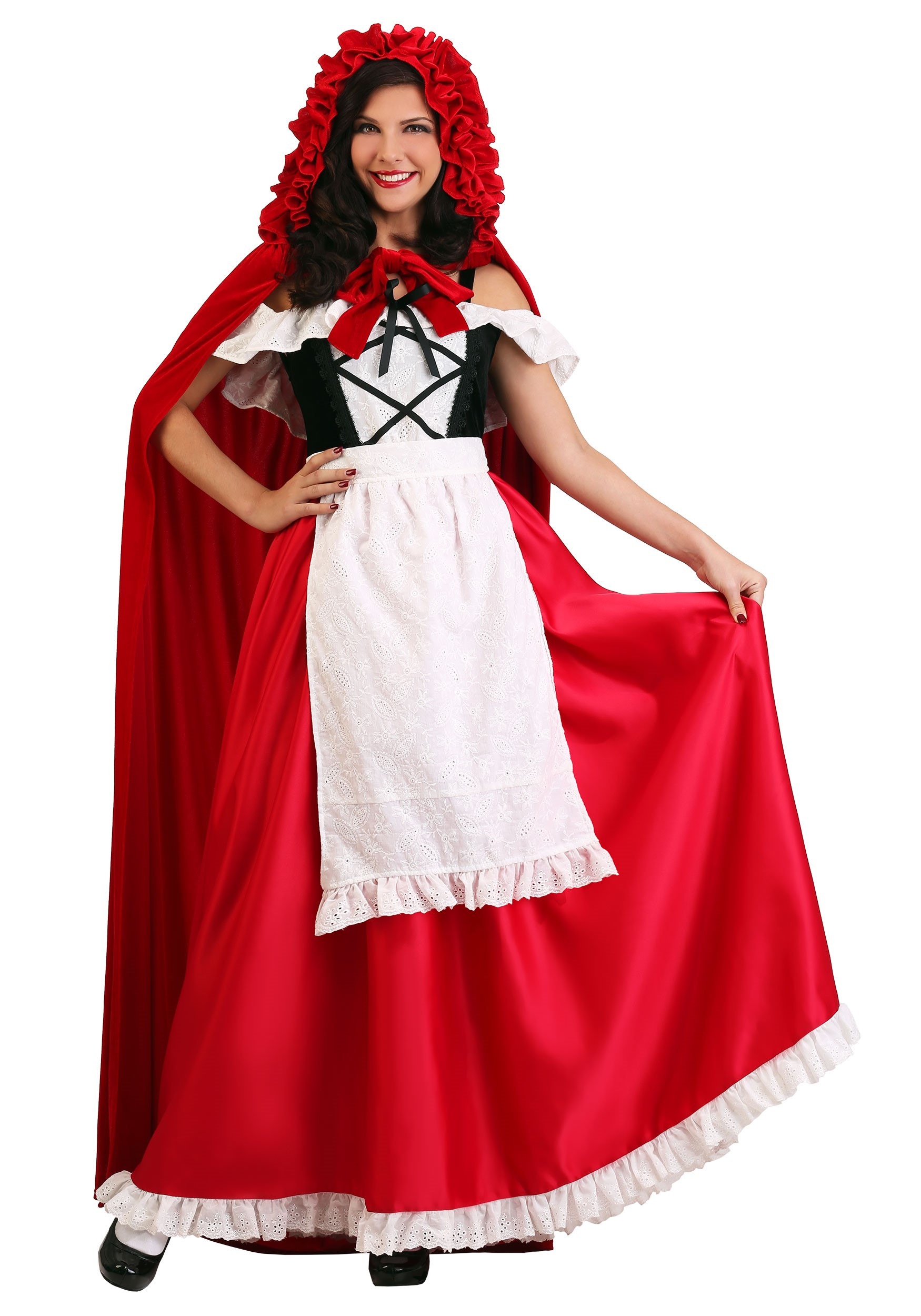Image of Deluxe Red Riding Hood Women's Costume ID FUN6697AD-L