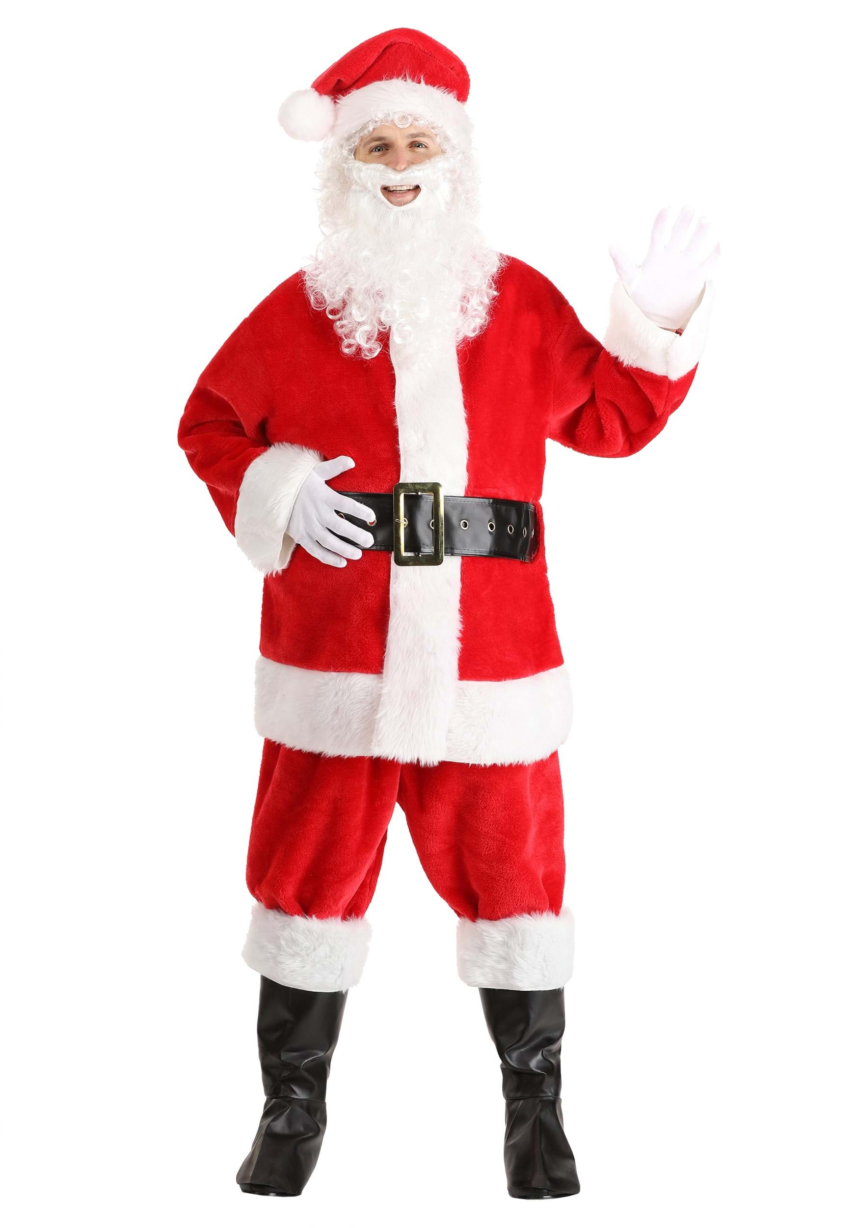 Image of Deluxe Red Santa Claus Adult Costume ID FUN1847AD-S