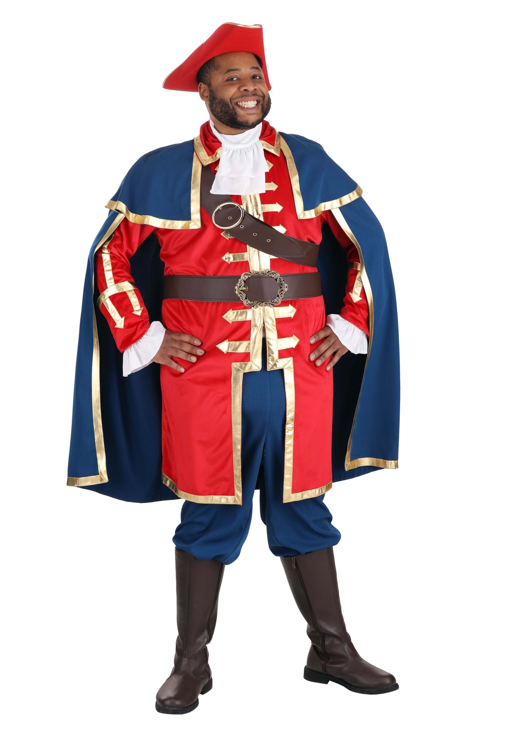 Image of Deluxe Rum Buccaneer Plus Size Costume ID FUN4509PL-4X