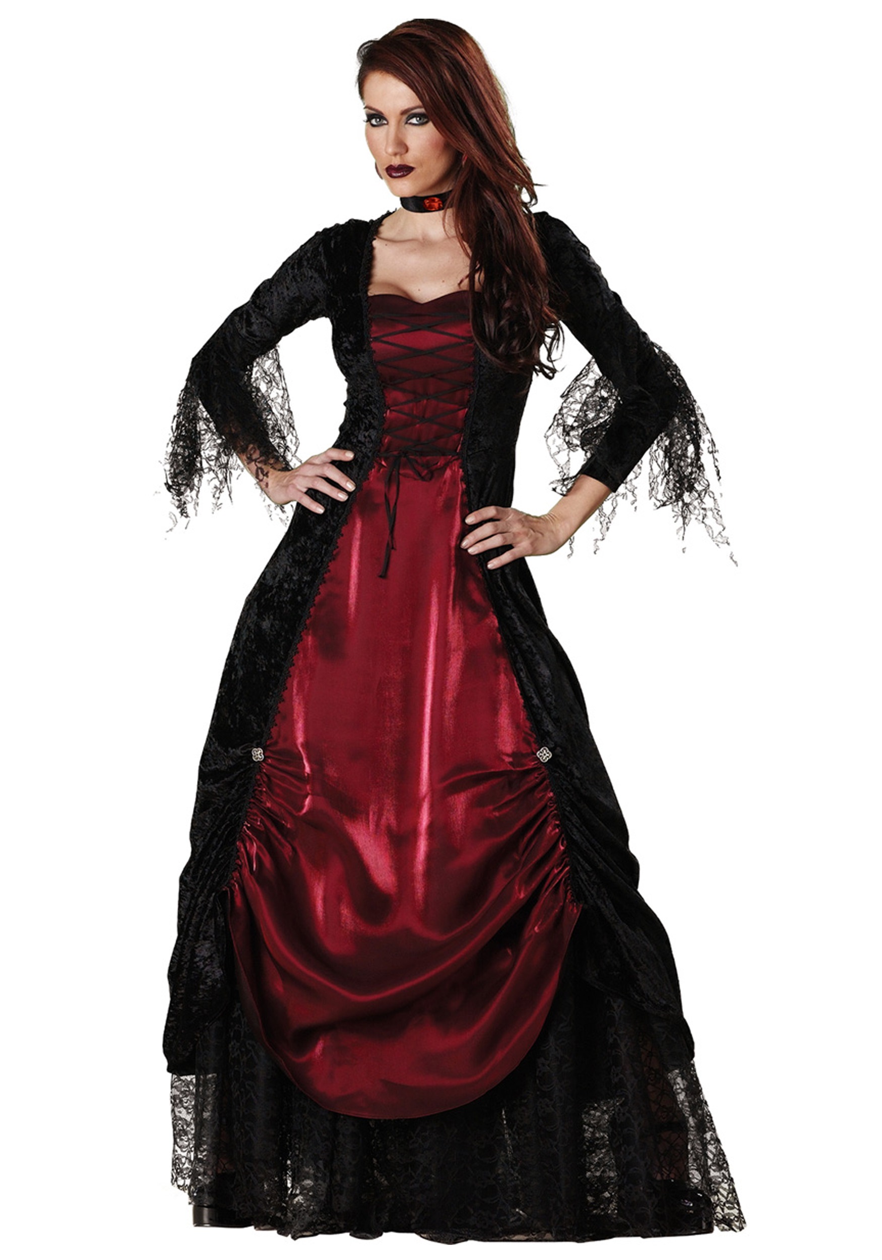Image of Deluxe Vampira Costume ID IN1002-L