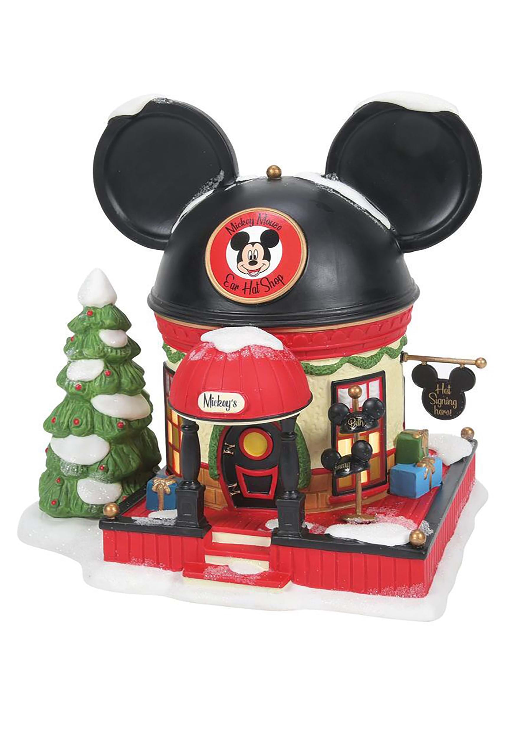 Image of Department 56 Mickey Mouse Ear Hat Shop Department 56 Decoration