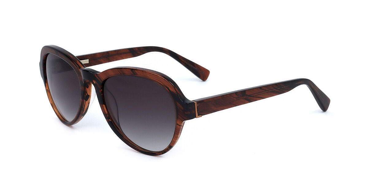 Image of Derek Lam Logan BWNST 52 Lunettes De Soleil Homme Marrons FR