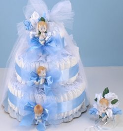 Image of Diaper Cake Delight-Blue