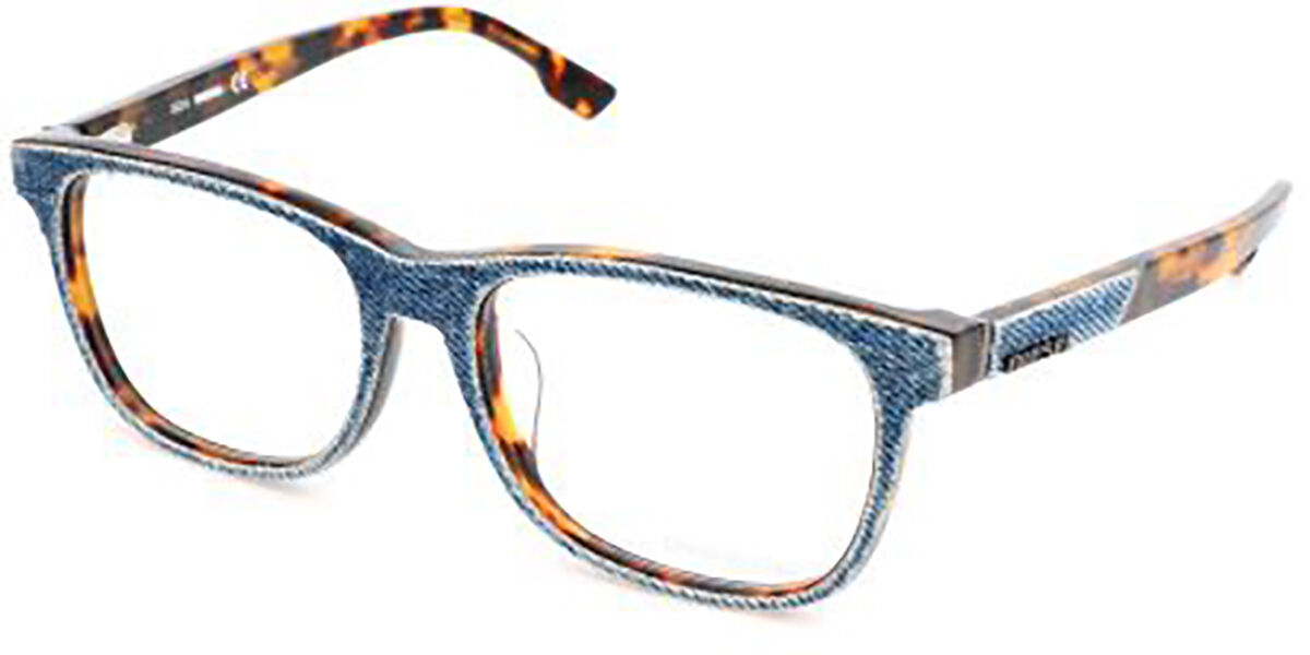 Image of Diesel DL5124F Asian Fit 053 56 Tortoiseshell Męskie Okulary Korekcyjne PL