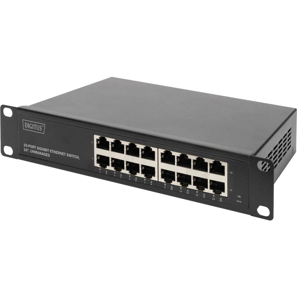 Image of Digitus DN-80115 Network RJ45 switch 16 ports 10 / 100 / 1000 MBit/s