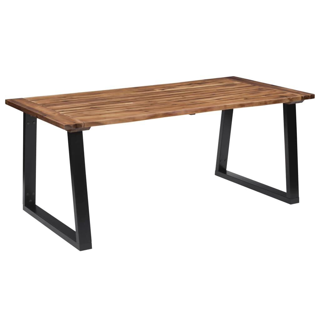 Image of Dining Table Solid Acacia Wood 709"x354"