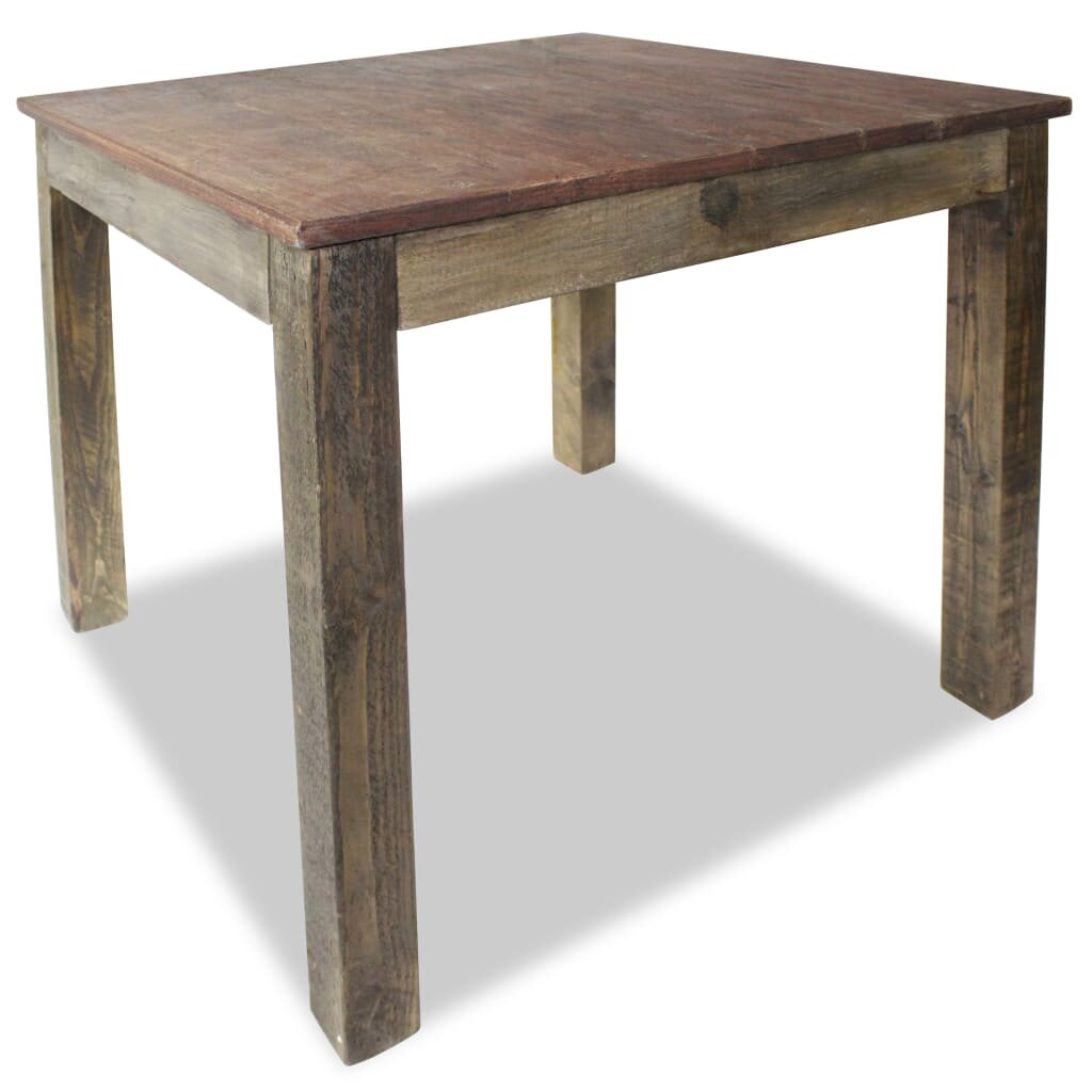 Image of Dining Table Solid Reclaimed Wood 323"x315"x299"