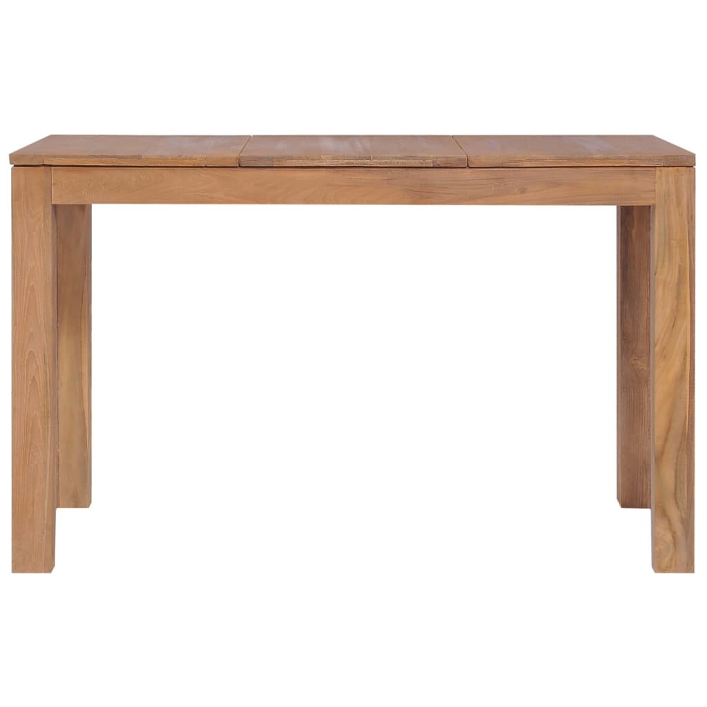 Image of Dining Table Solid Teak Wood with Natural Finish 472"x236"x299"