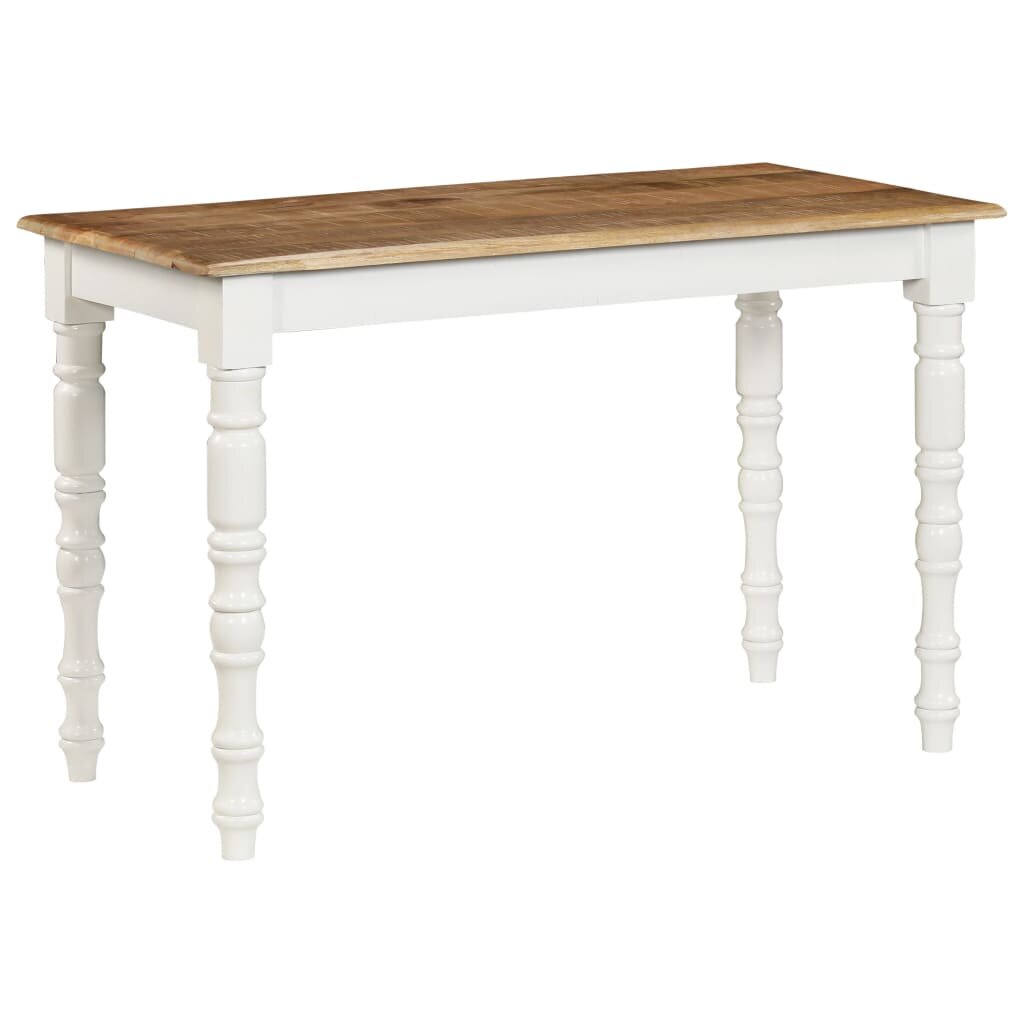 Image of Dining table 120x60x76 cm solid mango wood
