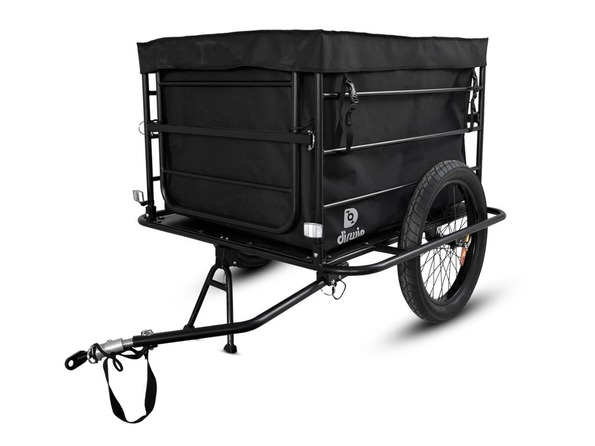 Image of Dirwin All-Terrain Cargo Trailer Black ID 760627514242