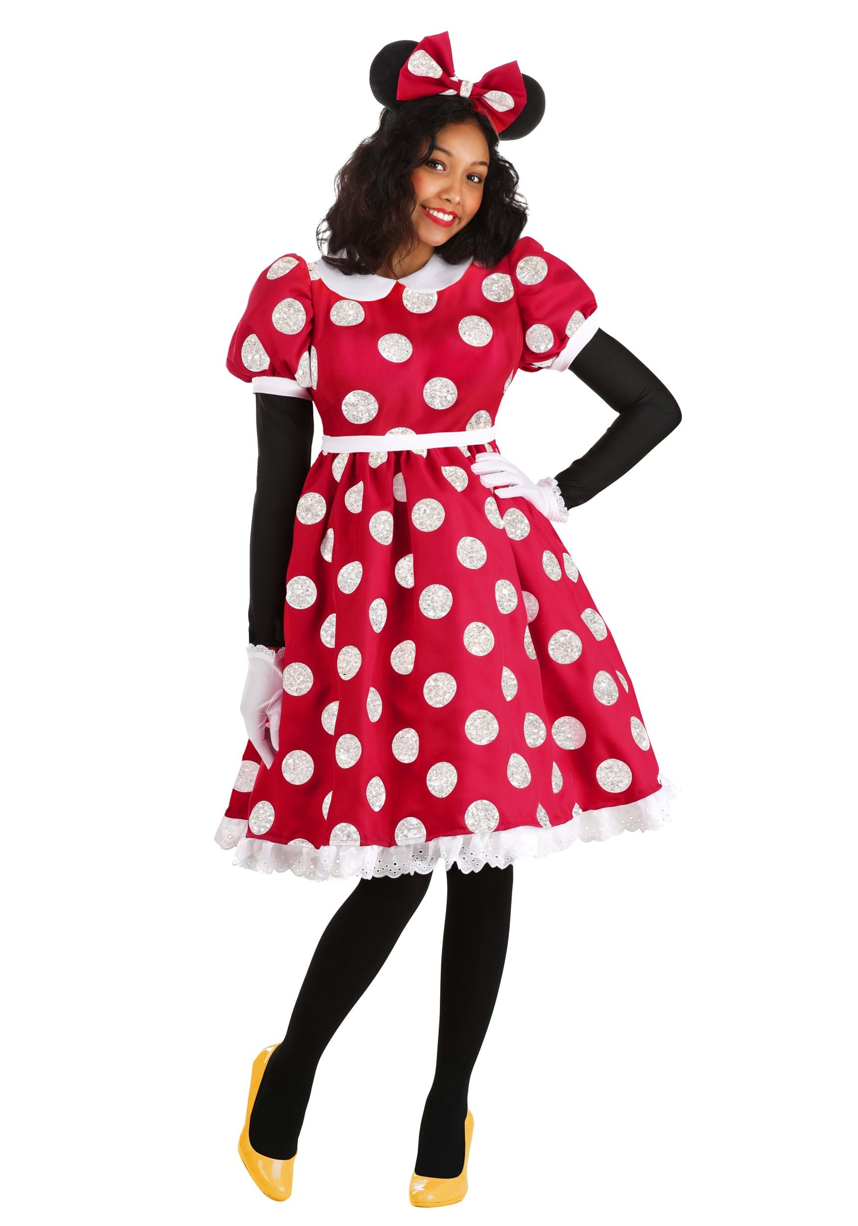 Image of Disney Deluxe Adult  Minnie Mouse Costume ID FUN3343AD-S