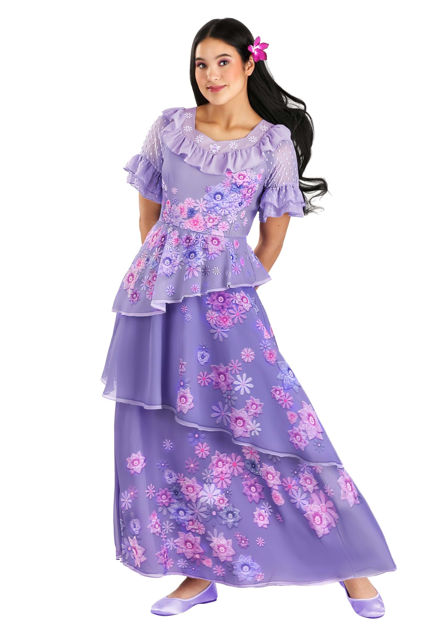 Image of Disney Encanto Isabela Women's Costume | Disney Costumes ID FUN7521AD-XL