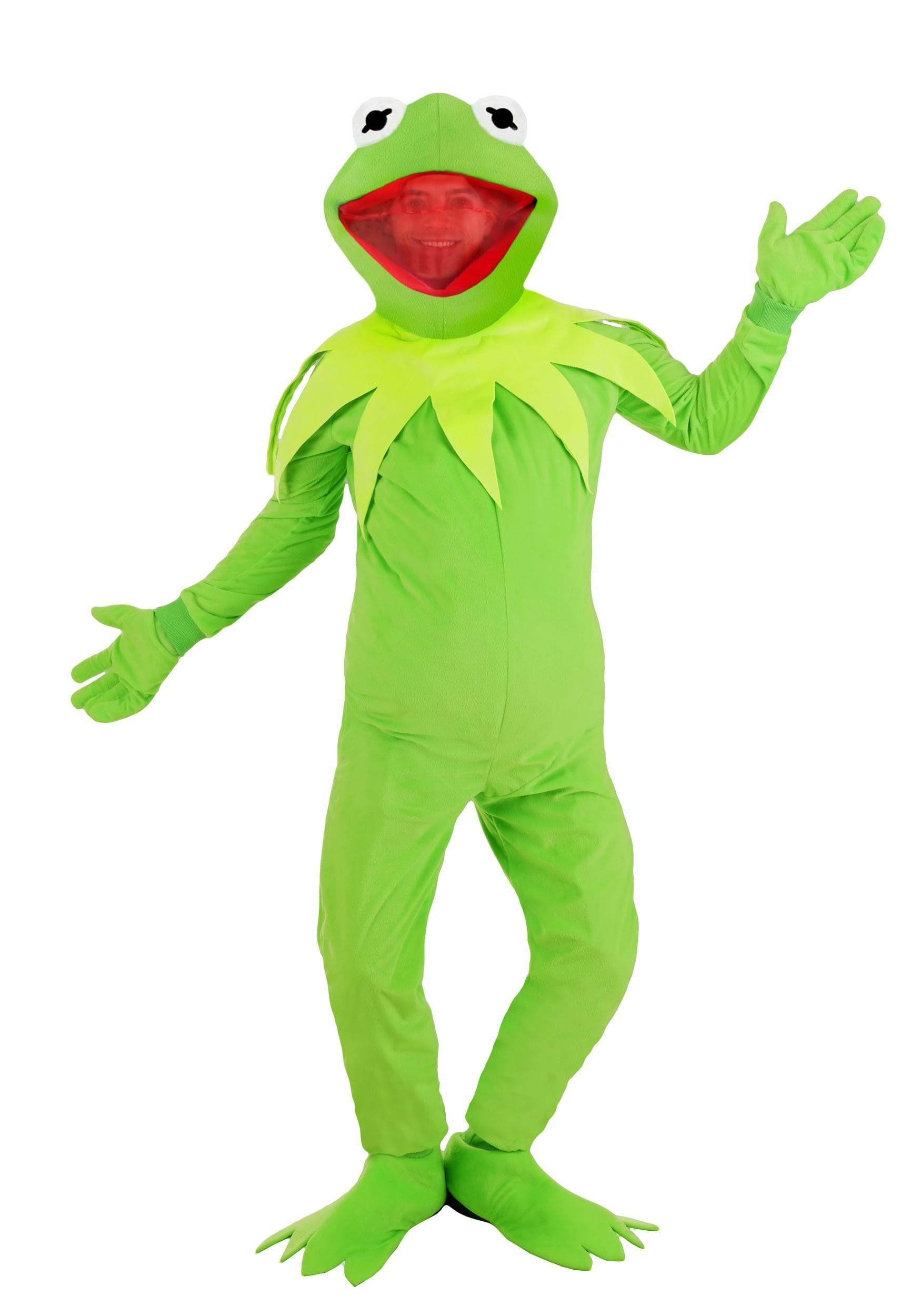 Image of Disney Kermit the Frog Adult Costume | Disney Costumes ID FUN4815AD-M