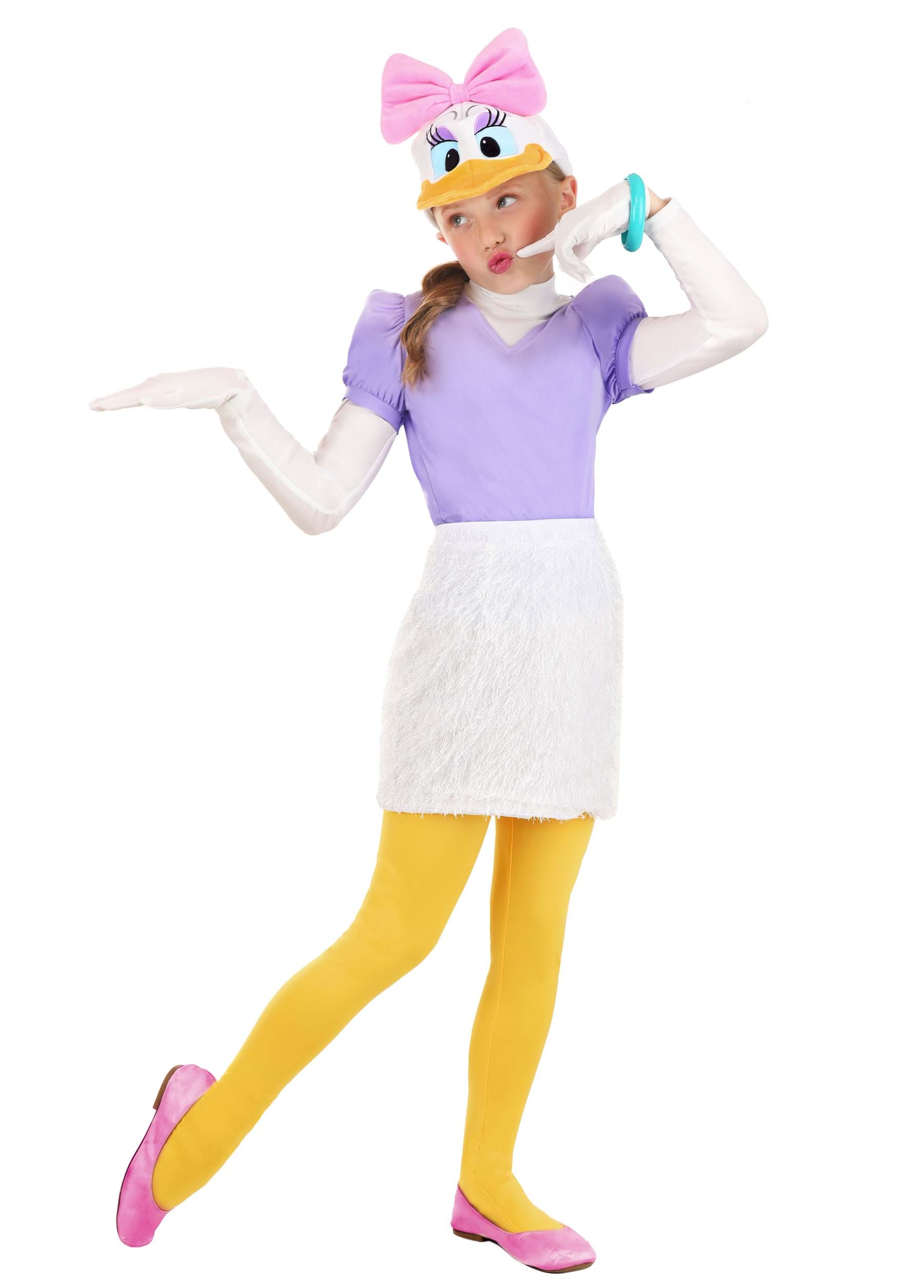 Image of Disney Kid's Daisy Duck Costume ID FUN3396CH-M